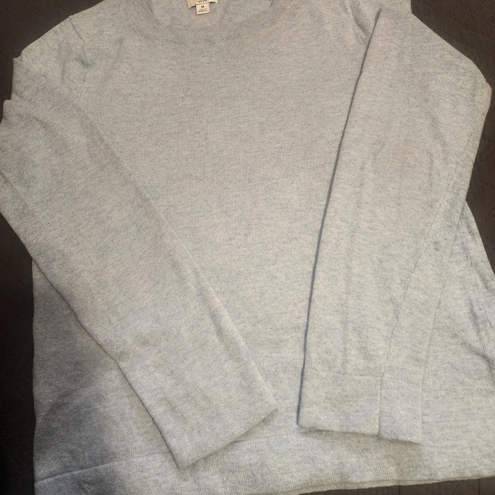 J. Crew Men's Light Gray Crewneck Sweater